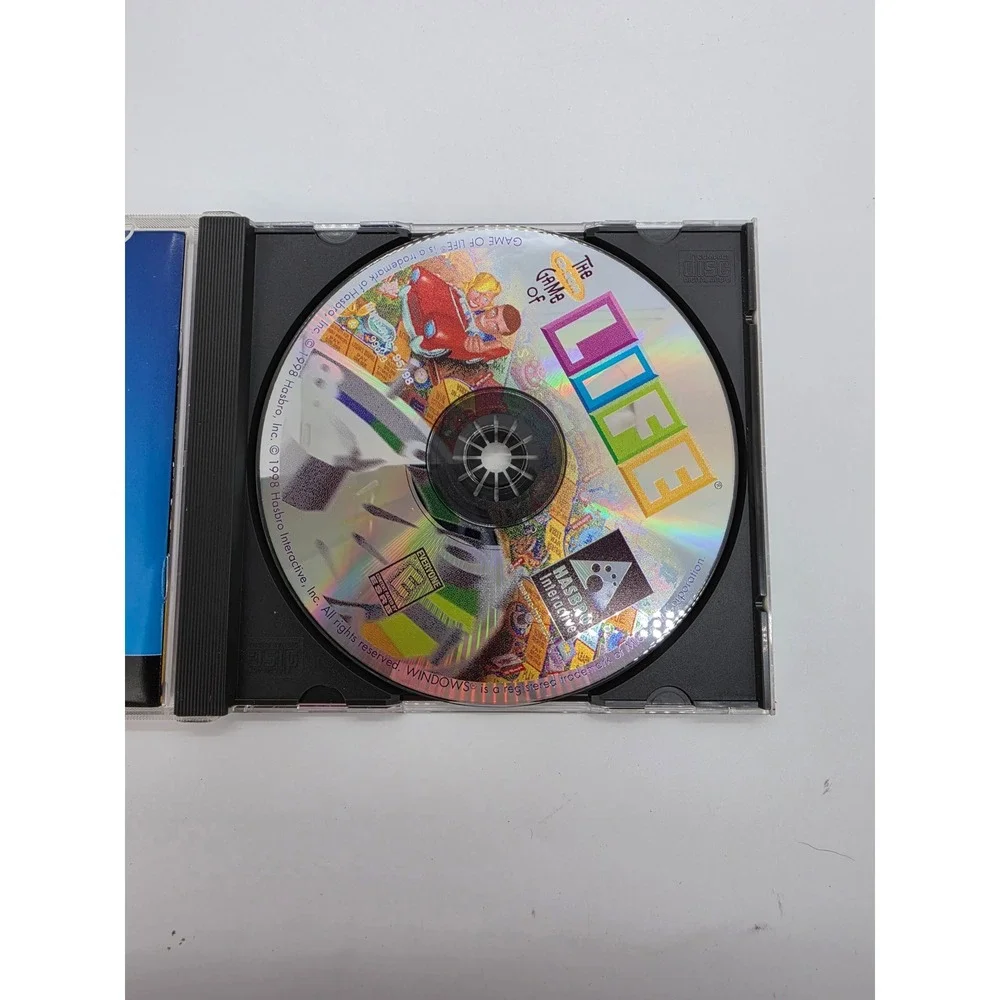 The Game of Life PC CD-ROM Hasbro Interactive 1998 Windows 95 98 Vintage Game
